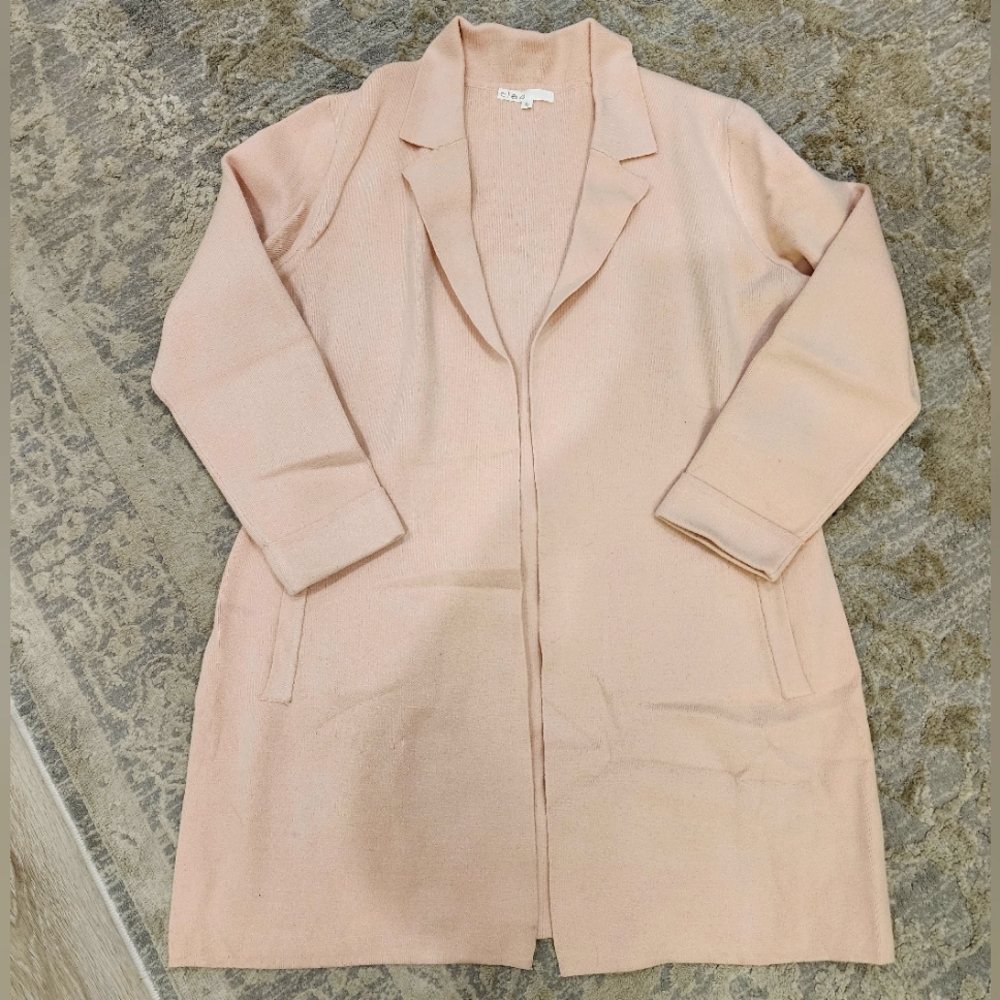 Light Pink Cleo Cardigan with Belt Size XL